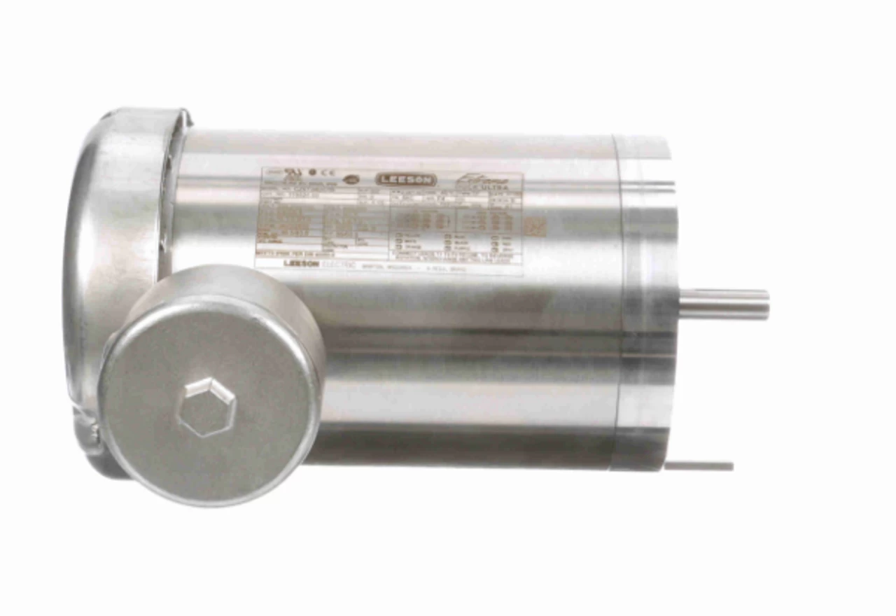 119525.00 Leeson SST Duck 3 Hp 3600 RPM 208-230/460V 3-Phase 56C Frame TEFC (no Base) Motor - Image 2