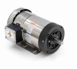 121913.00 Leeson 2 Hp 1800 RPM 208-230/460V 145TC Frame (Rigid Base) TEFC 3-Phase Stainless-Steel Wash-Down Motor
