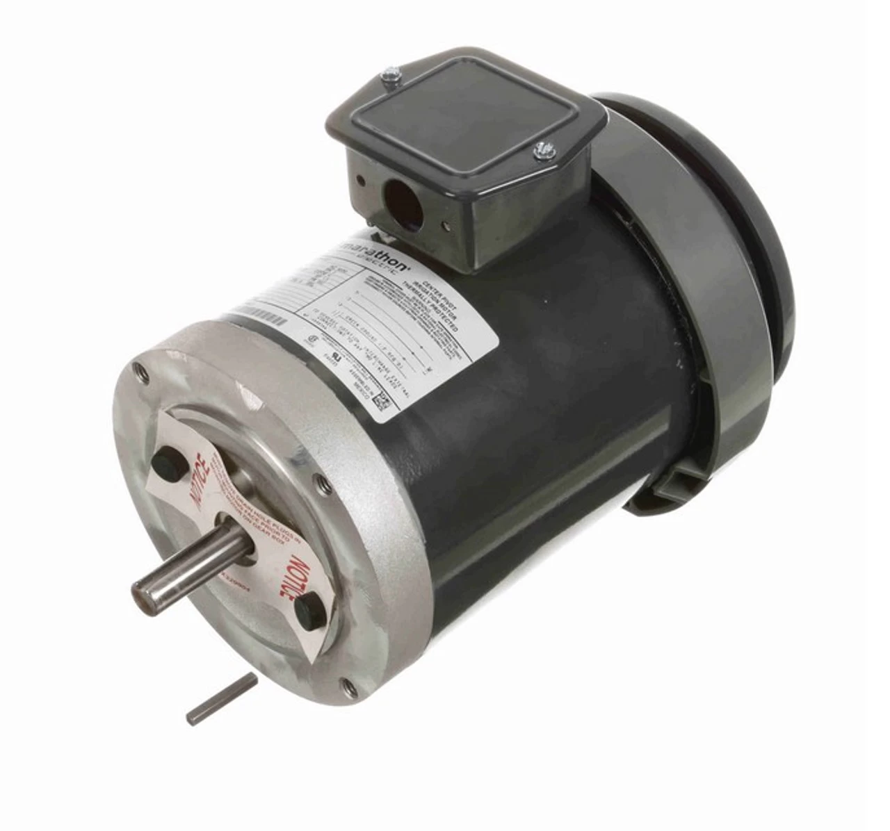 K1438 Marathon 1 1/2 Hp 3-Phase 1800/1500 RPM 460/380V TENV 56C Frame Irrigation Motor - Image 2