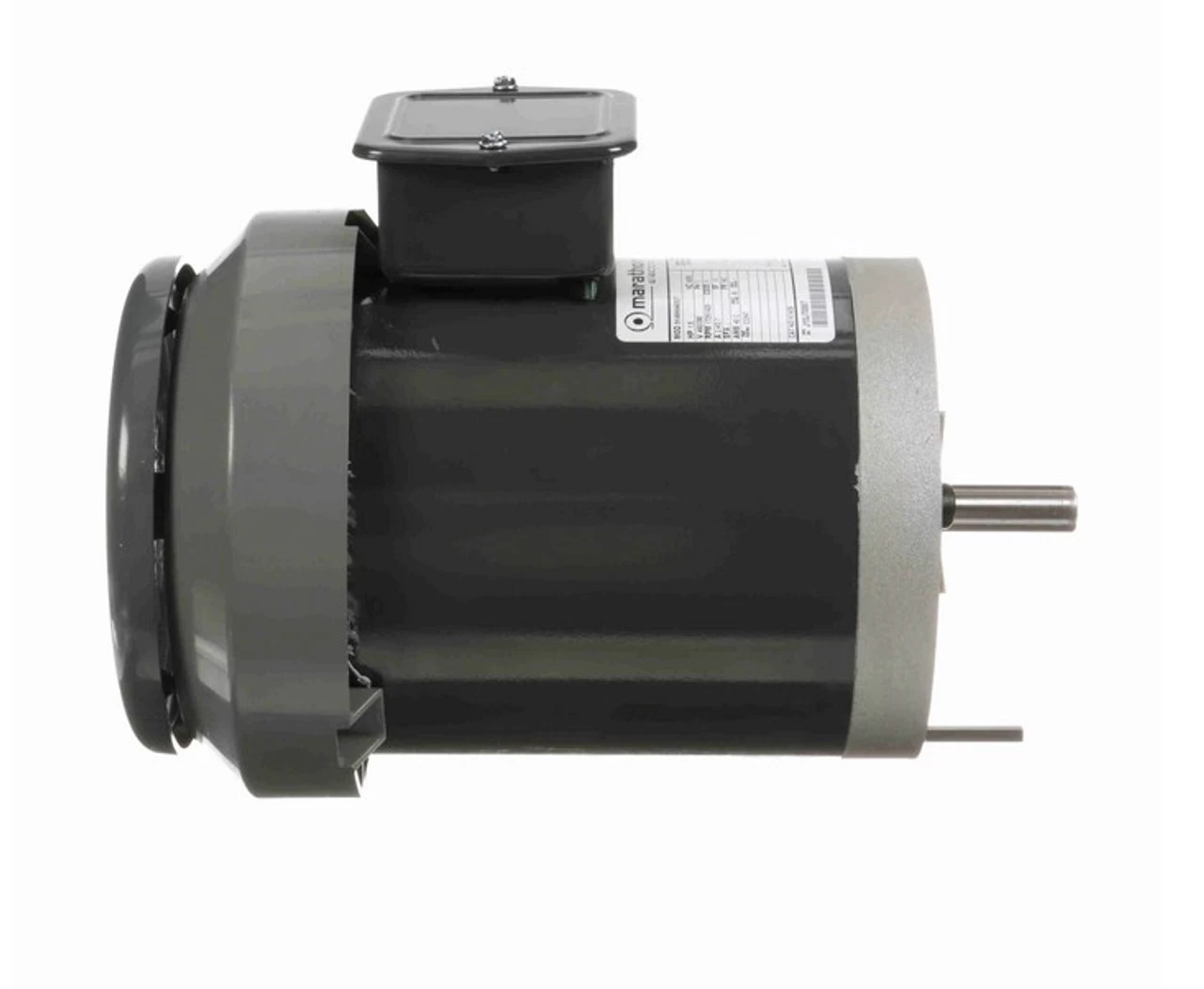 K1438 Marathon 1 1/2 Hp 3-Phase 1800/1500 RPM 460/380V TENV 56C Frame Irrigation Motor - Image 3