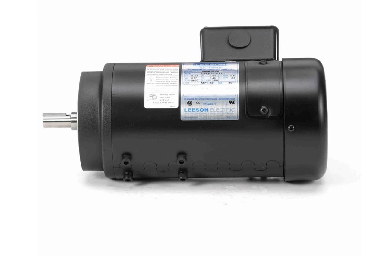 098015.00 Leeson 0.55 KW 1800 RPM 180VDC 71 Frame IP54 (No Base) TEFC Controllable DC Motor - Image 3