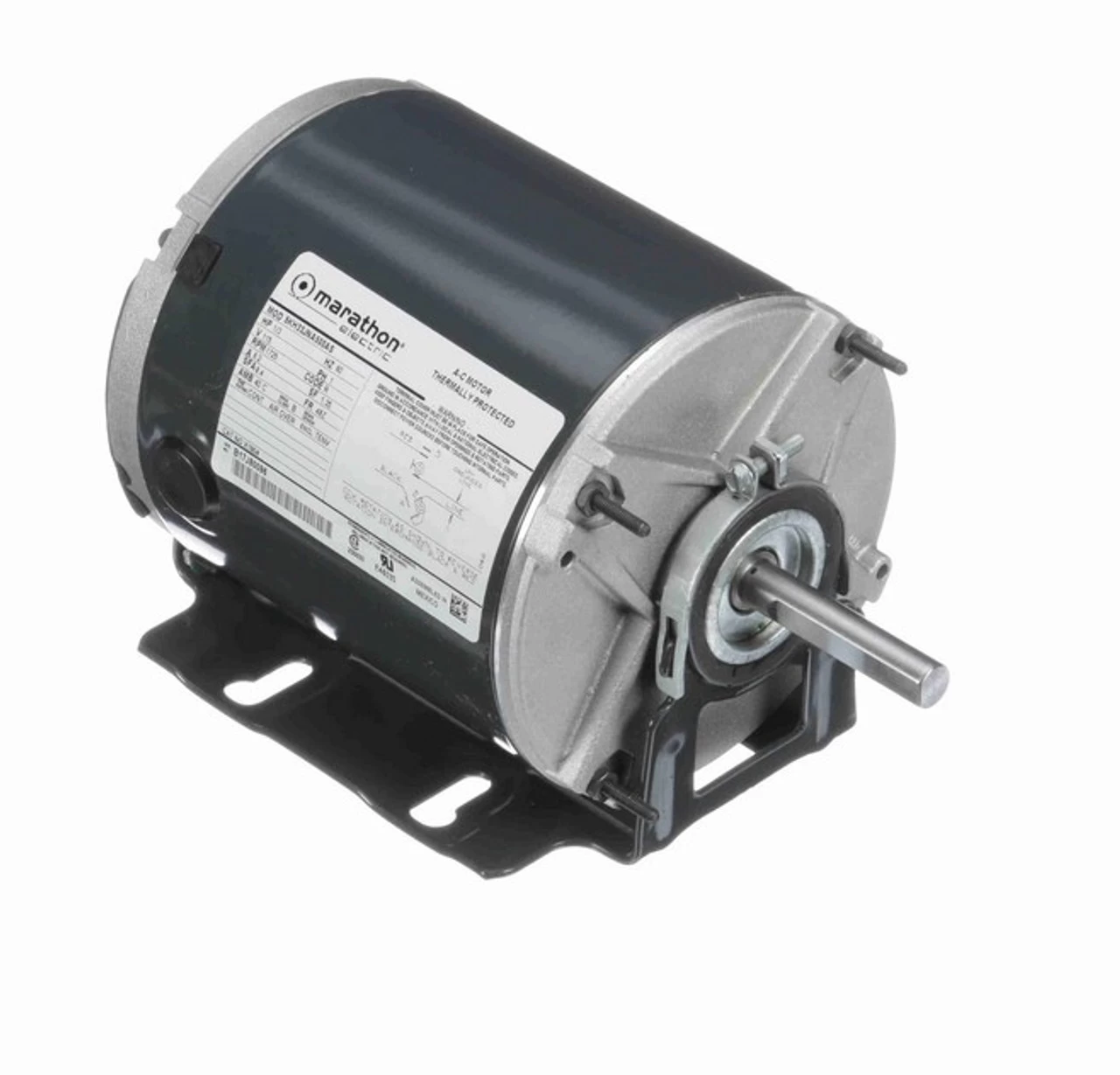 X1904 Marathon 1/3 Hp 1800 RPM 115V TENV 48Z Frame Split-Phase Farm Motor