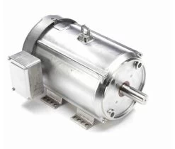 140825.00 Leeson 7 1/2 Hp 3600 RPM 230/460V 213TC Frame (Rigid Base) TEFC 3-Phase Premium-Stainless Wash-Down Motor