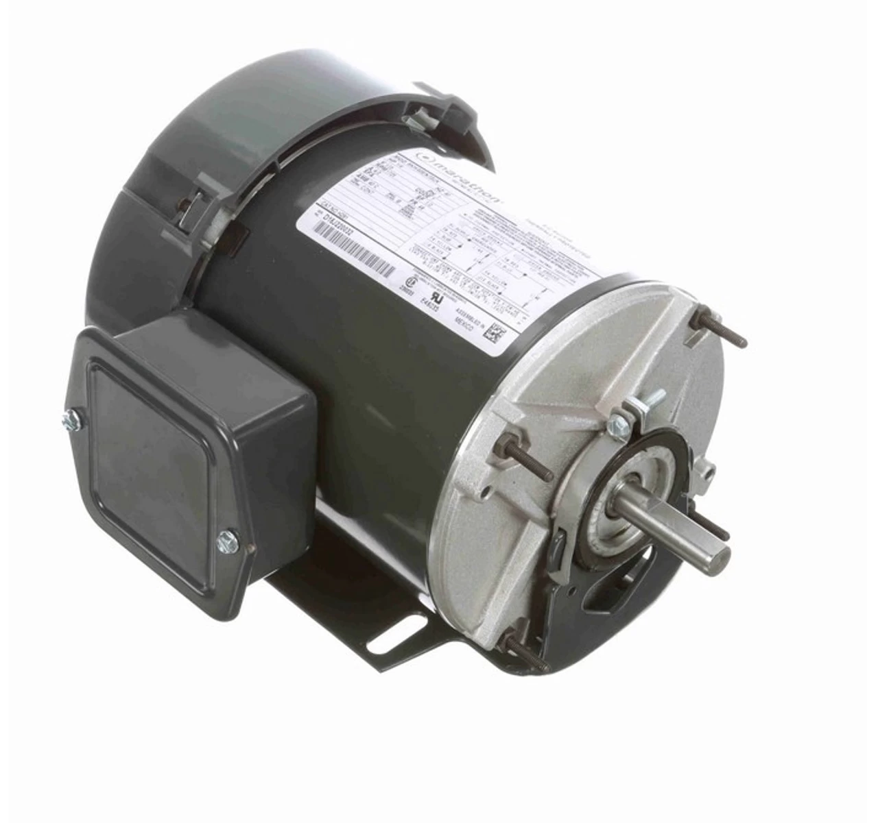 H291 Marathon 1/6 Hp (1 Speed) 115V 1800 RPM TEFC 48 Frame Split Phase Resilient Base Motor