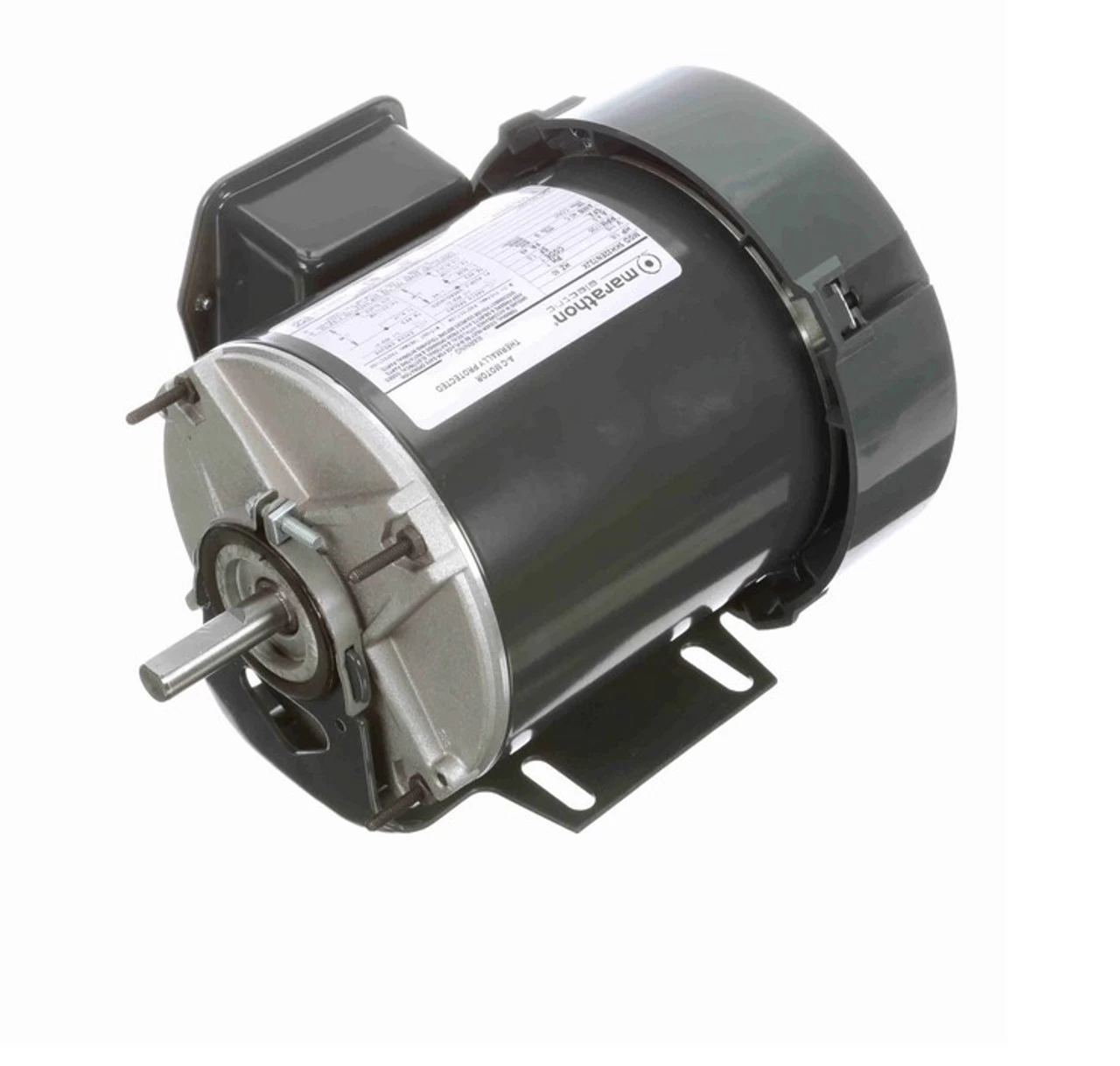 H291 Marathon 1/6 Hp (1 Speed) 115V 1800 RPM TEFC 48 Frame Split Phase Resilient Base Motor - Image 2