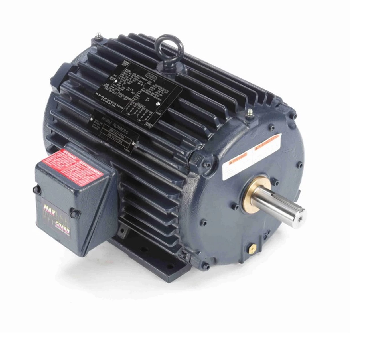 824529.00 Leeson 5 Hp 1800 RPM 230/460V 184T Frame (Rigid Base) TEAO 3-Phase Cast Iron Motor