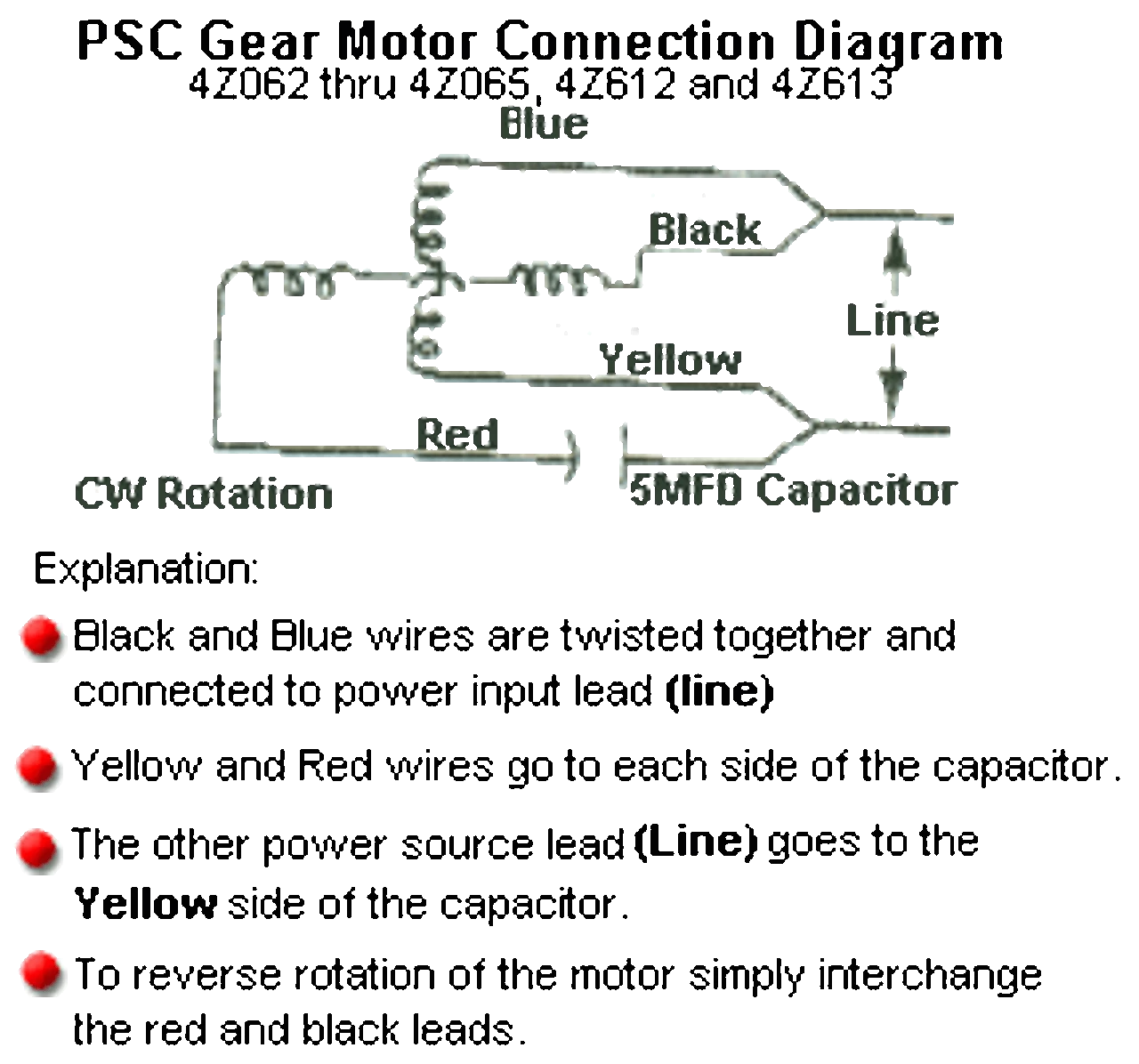 Dayton Model 453R98 Gear Motor 164 RPM 1/25 Hp 115V 60/50HZ - Image 2