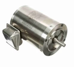 191575.00 Leeson 1 Hp 1800 RPM 208-230/460V 56C Frame (No Base) TENV 3-Phase All-Stainless Wash-Down Motor