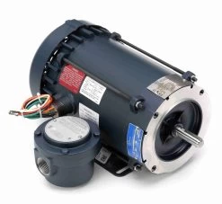 116607.00 Leeson 1/3 Hp 1200 RPM 115/208-230V 56C Frame Explosion-Proof C-Face (Rigid Base) 1-Phase Motor