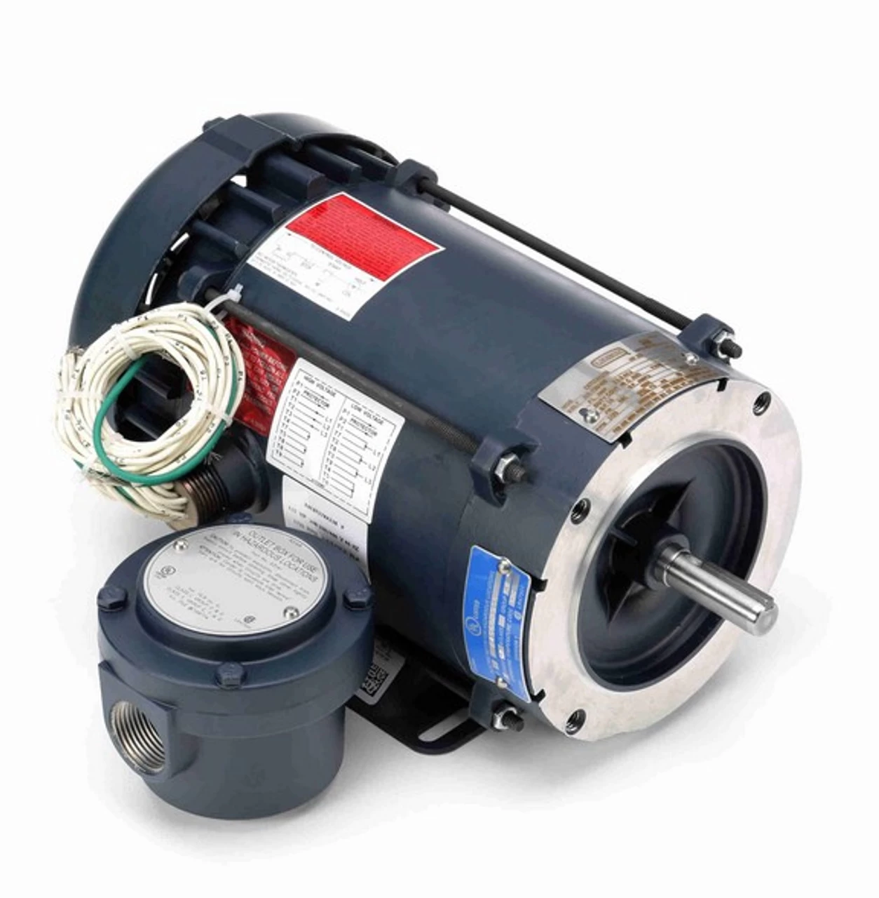 116190.00 Leeson 1/2 Hp 1800 RPM 208-230/460V 56C Frame TEFC Explosion-Proof (Rigid Base) 3-Phase Motor