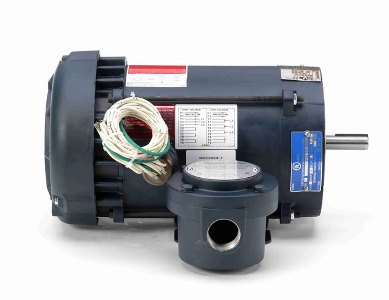 116190.00 Leeson 1/2 Hp 1800 RPM 208-230/460V 56C Frame TEFC Explosion-Proof (Rigid Base) 3-Phase Motor - Image 3