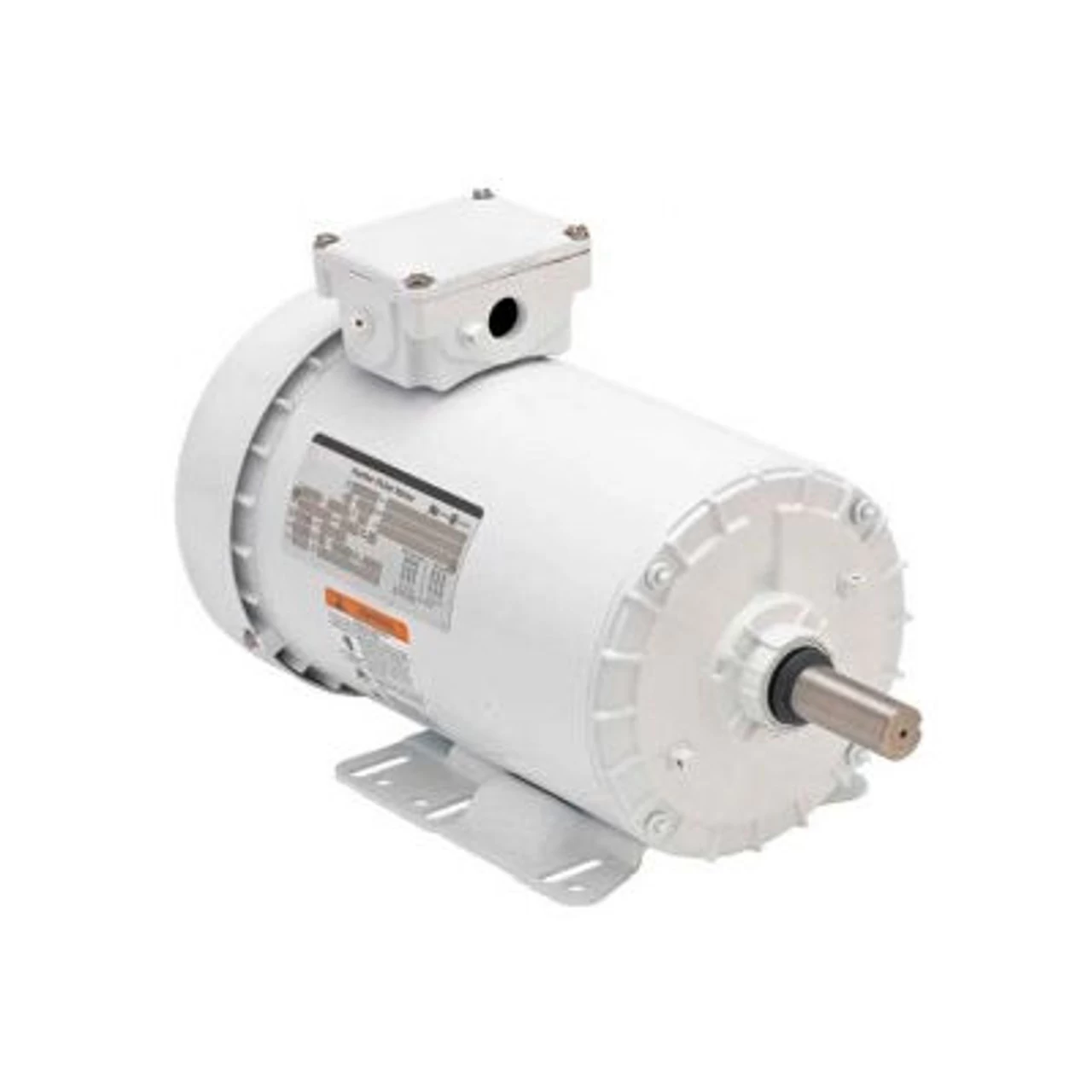 WD1P3A Nidec 1 Hp 1200 RPM 145T Frame (Rigid Base) 208-230/460V TEFC Washdown 3-Phase Motor